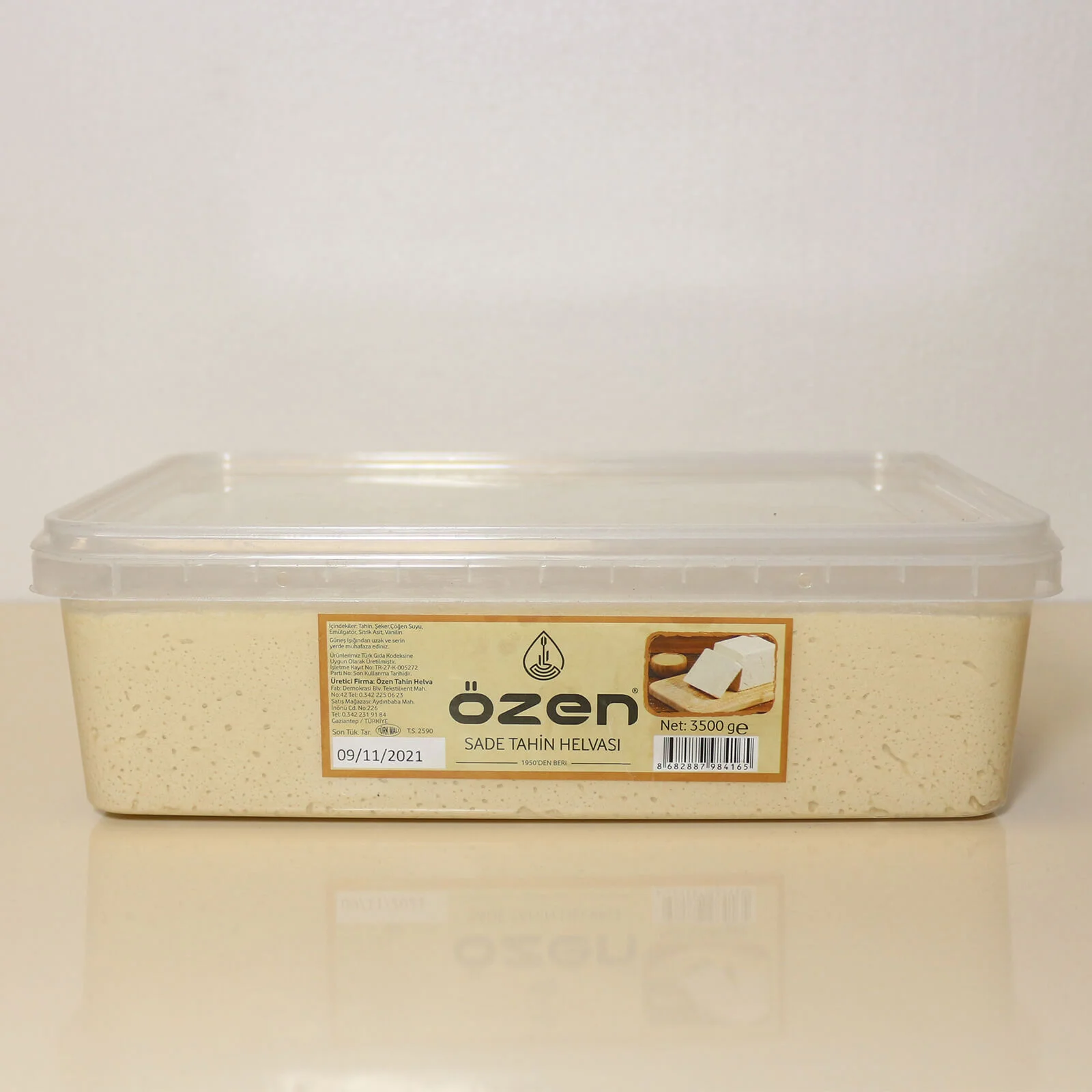 Helva3,5kg Özen Sade Tahin Helvası 3500 Gr - Görsel 1