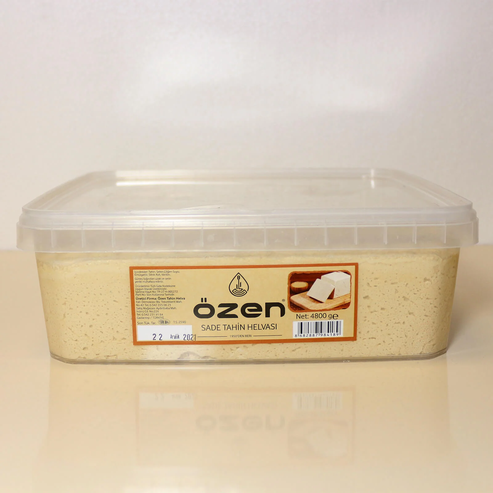 Özen Sade Tahin Helvası 4800 Gr - Görsel 1
