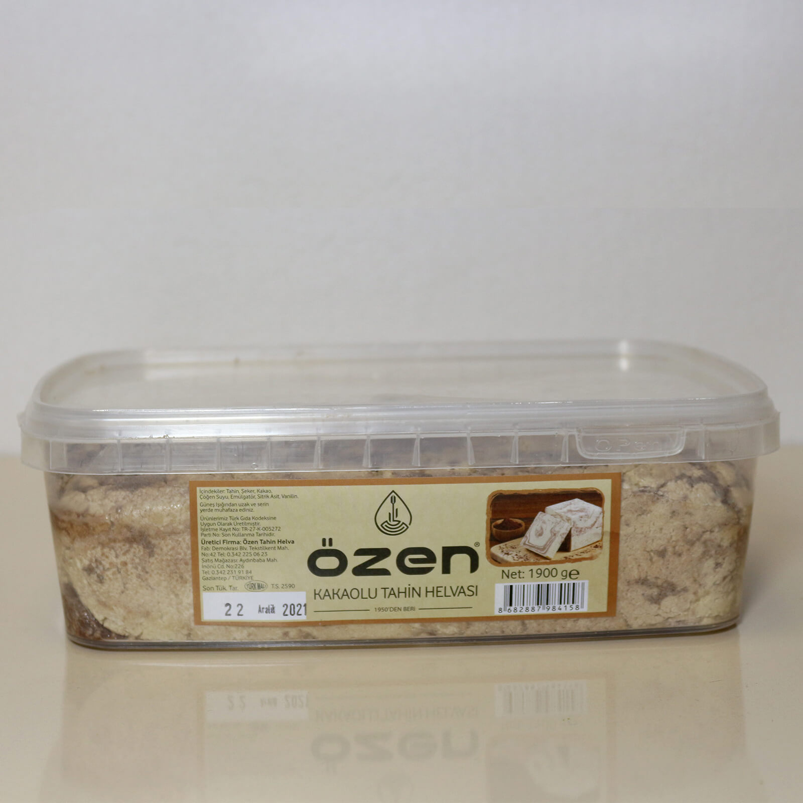 kakaolu2kg Özen Kakaolu Tahin Helvası 1900 Gr - Görsel 1