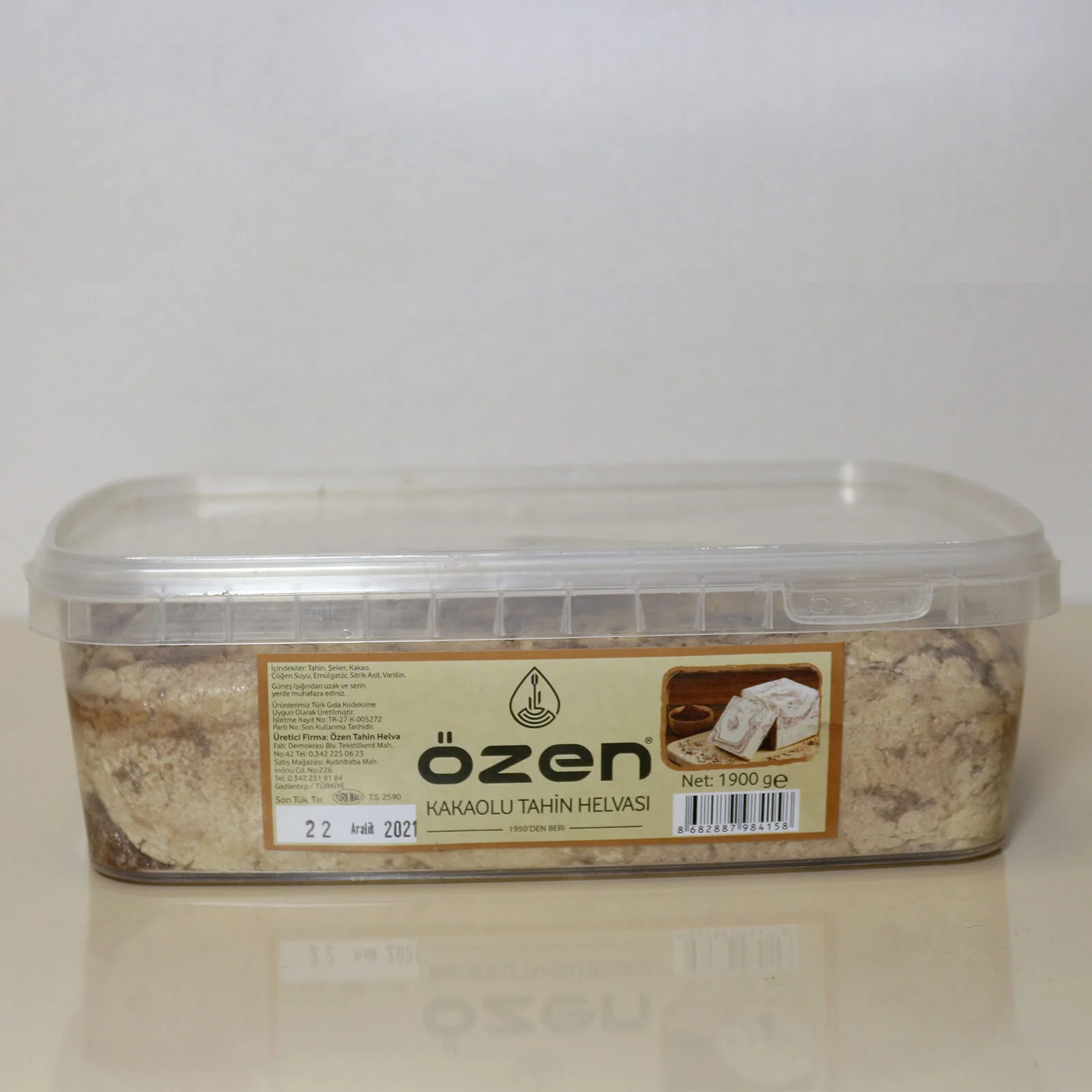Özen Kakaolu Tahin Helvası 1900 Gr - Görsel 1