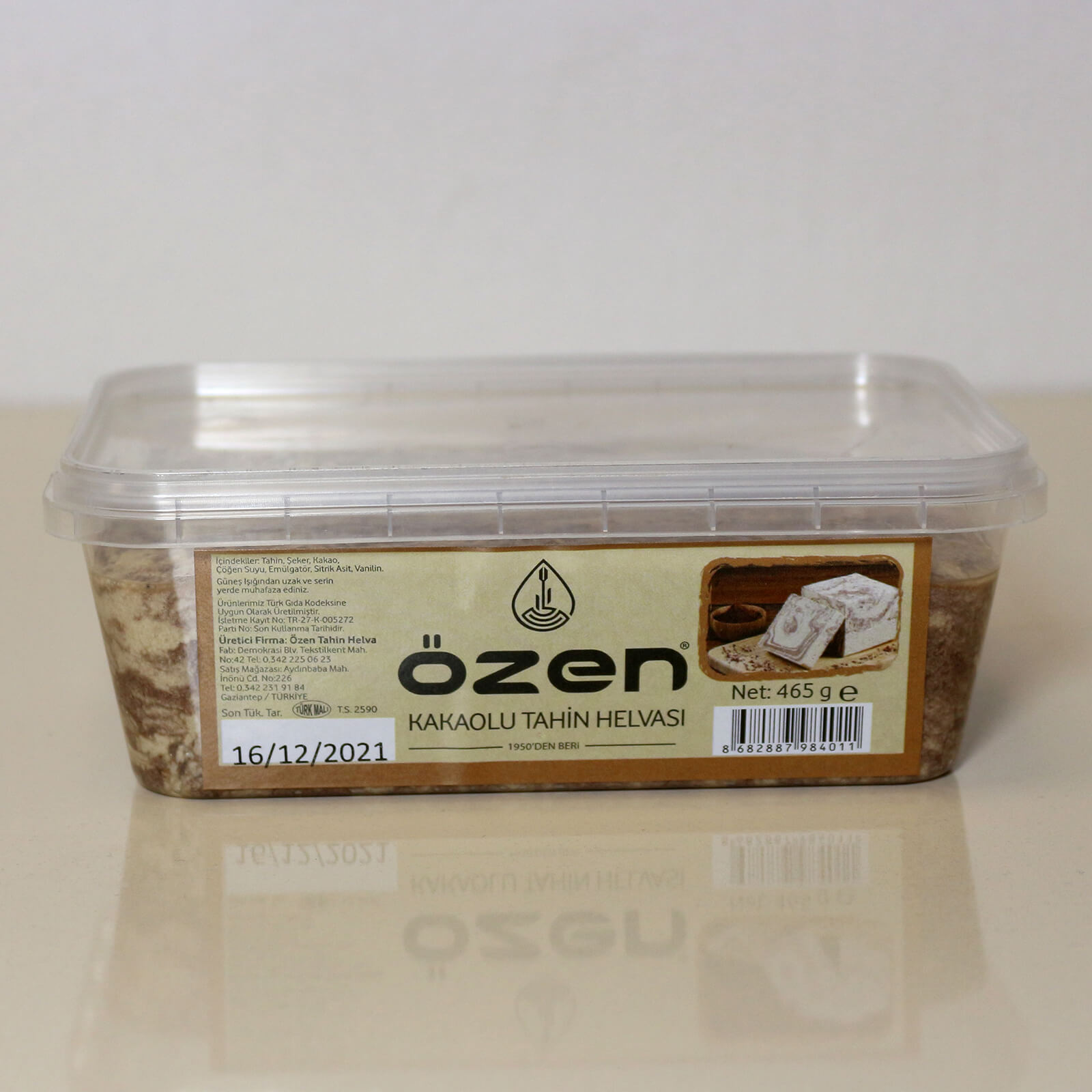 kakaolu500grm Özen Kakaolu Tahin Helvası 465 Gr - Görsel 1