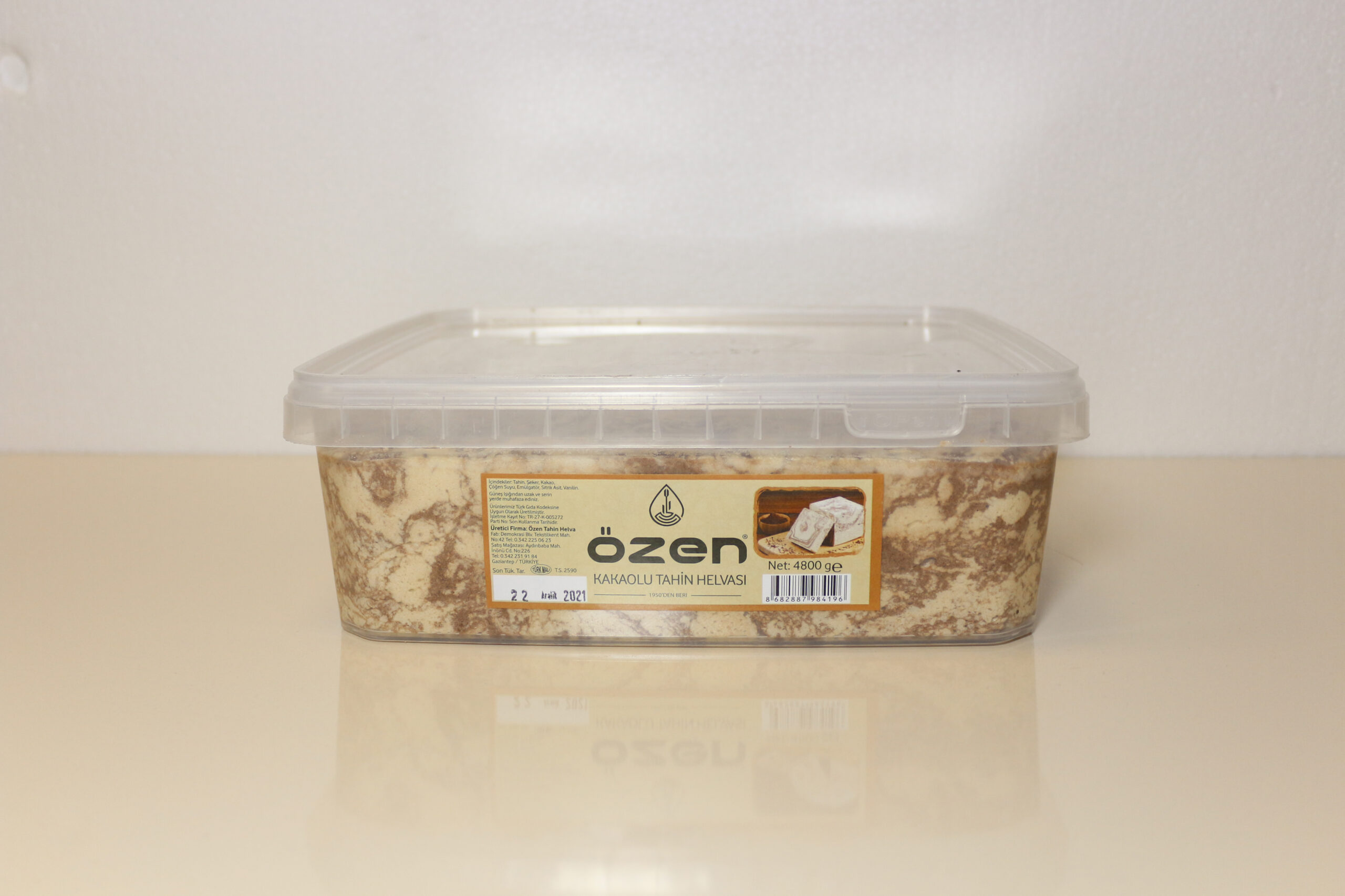 kakaolu5kg Özen Kakaolu Tahin Helvası 4800 Gr - Görsel 1