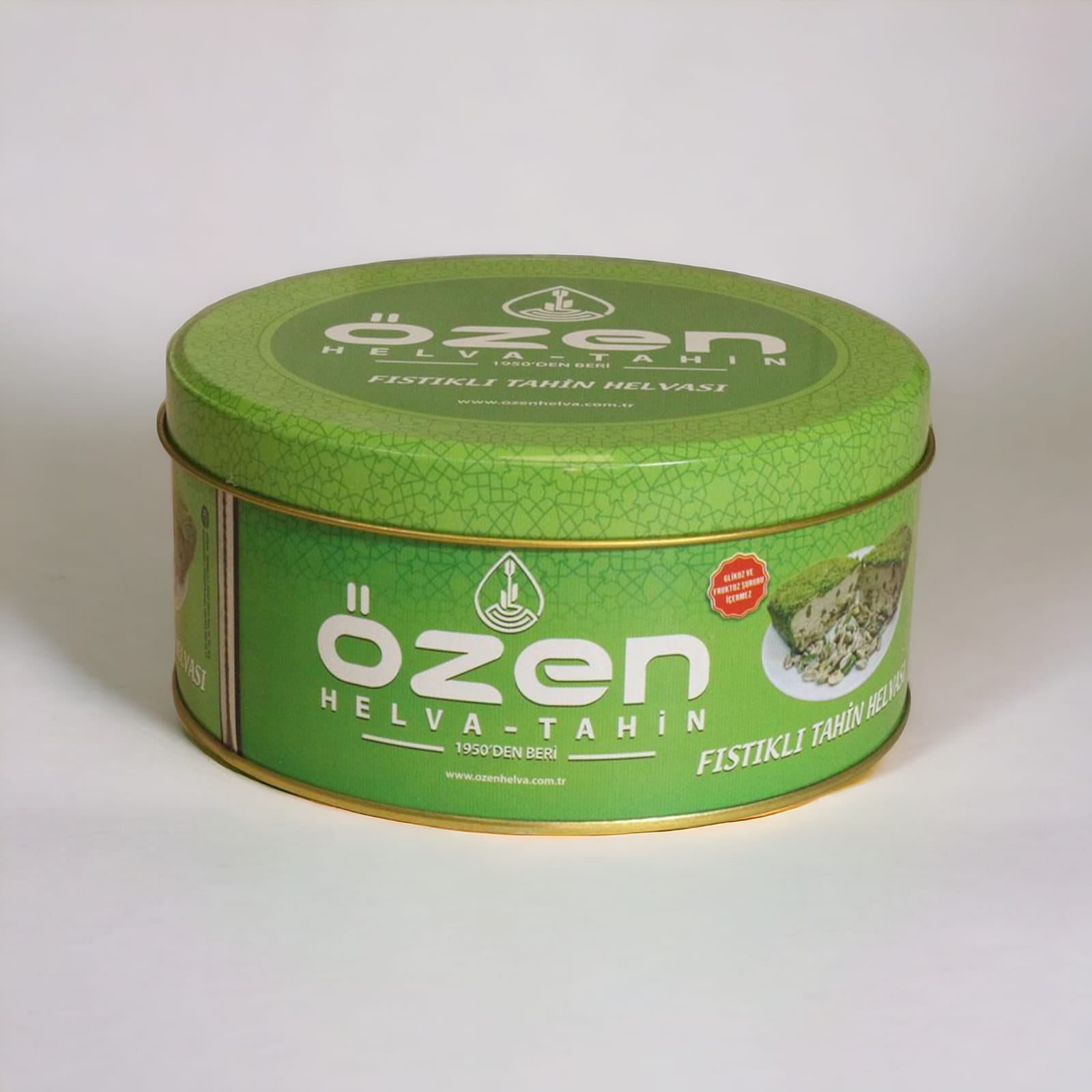 f1 Özen Nostalji Kutu Fıstıklı Tahin Helvası 840 Gr - Görsel 1