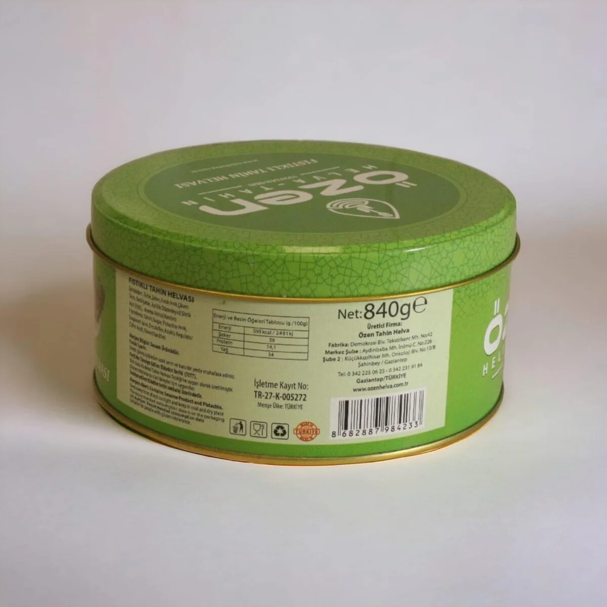 Özen Nostalji Kutu Fıstıklı Tahin Helvası 840 Gr - Görsel 4