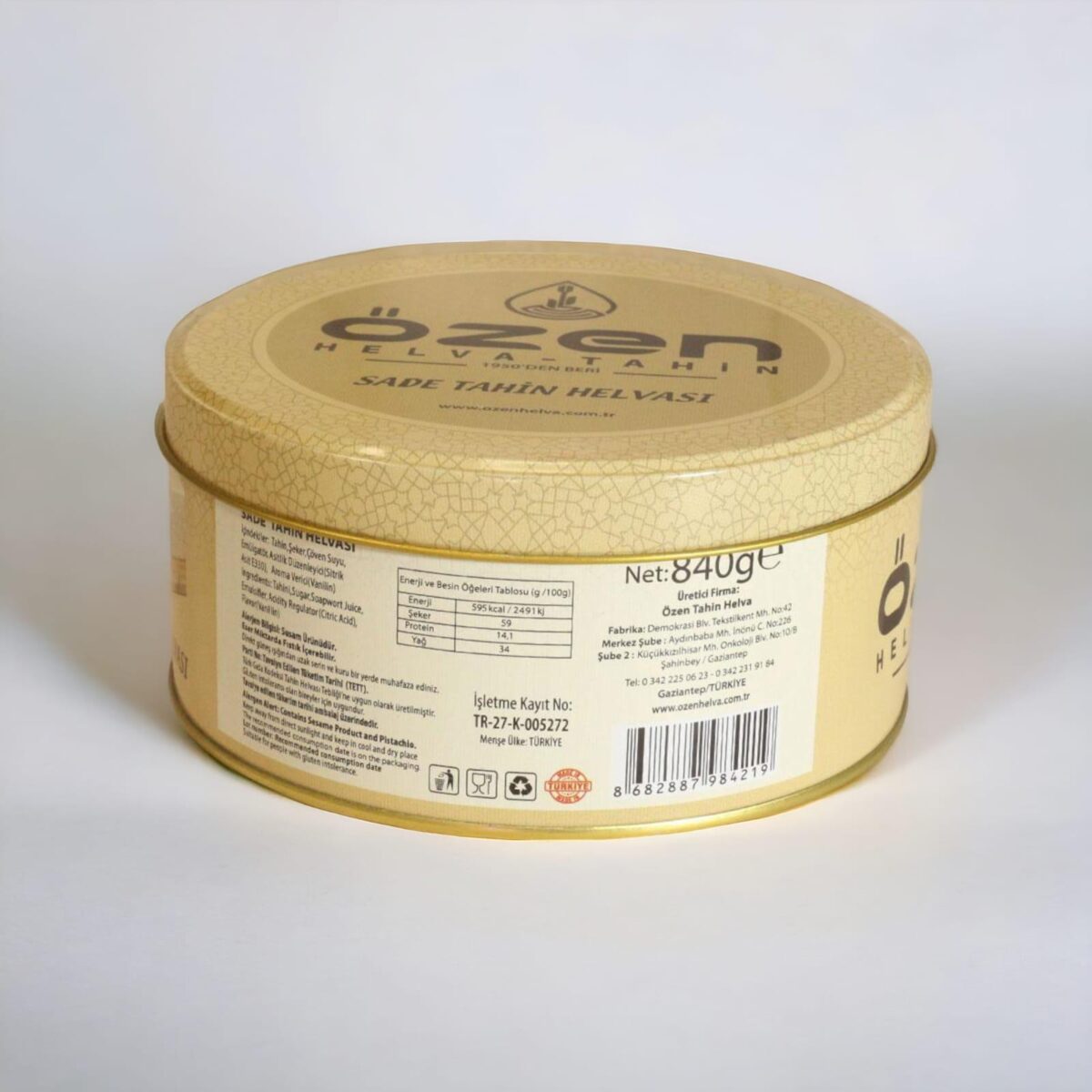 Özen Nostalji Kutu Sade Tahin Helvası 840 Gr - Görsel 4