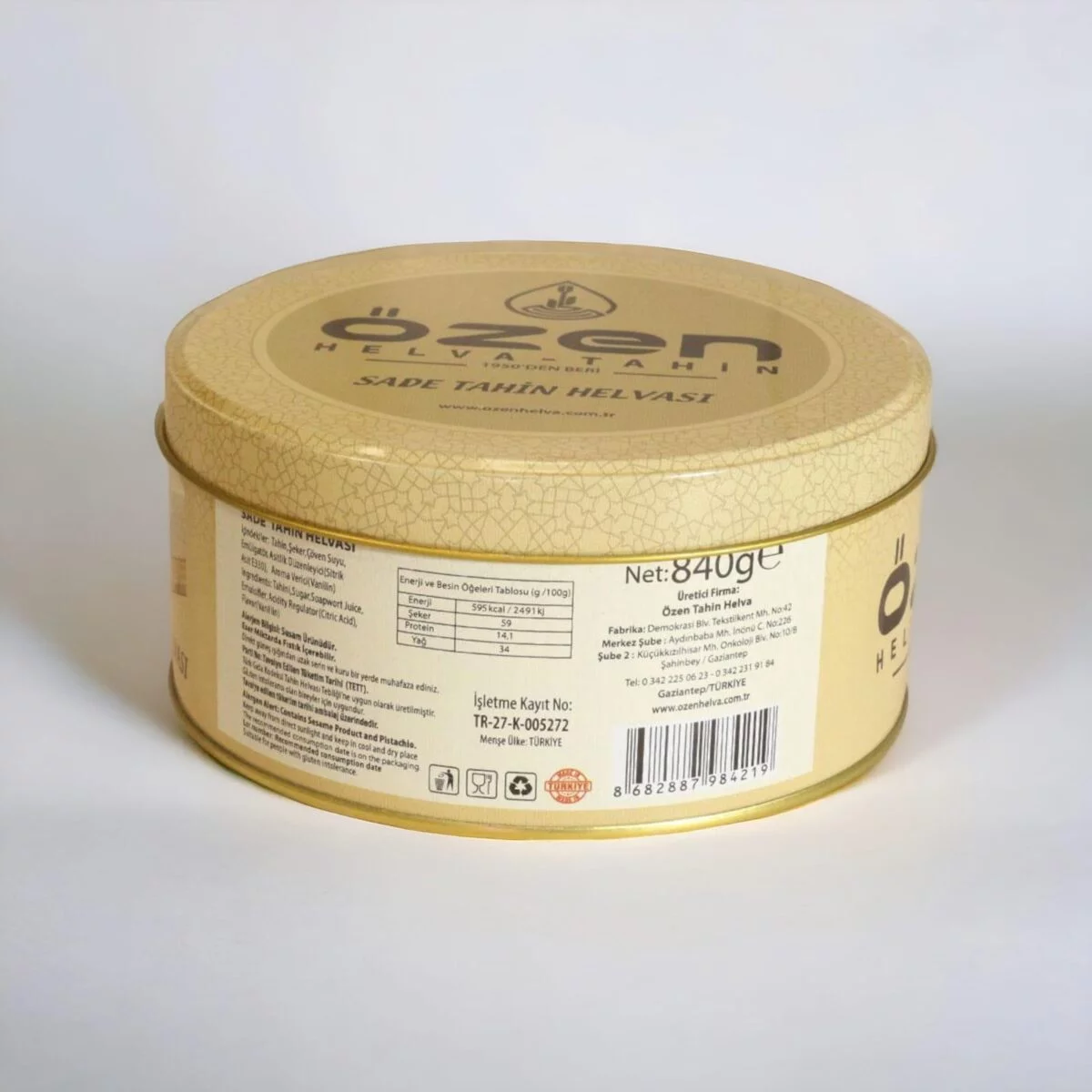 Özen Nostalji Kutu Sade Tahin Helvası 840 Gr - Görsel 4
